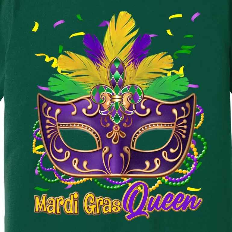 Festive Mardi Gras Queen Premium T-Shirt