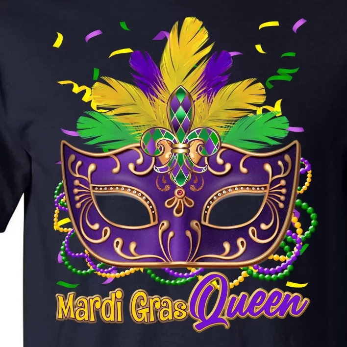 Festive Mardi Gras Queen Tall T-Shirt