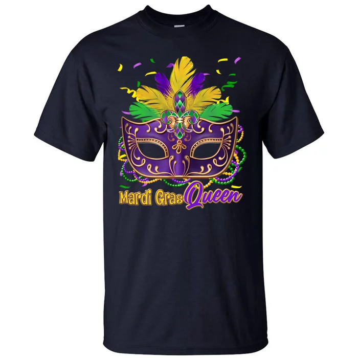 Festive Mardi Gras Queen Tall T-Shirt