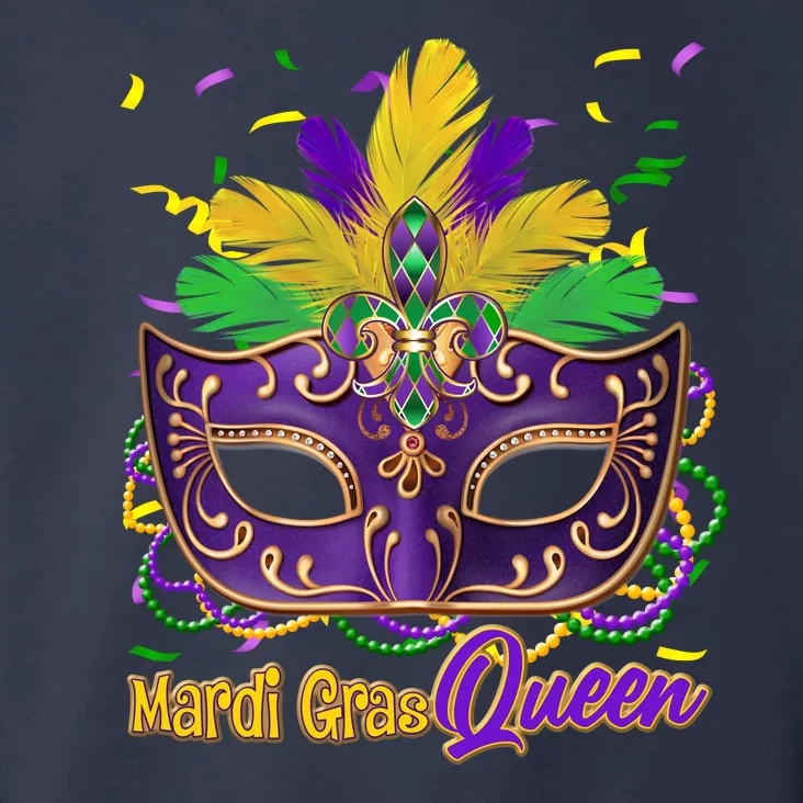 Festive Mardi Gras Queen Toddler Hoodie