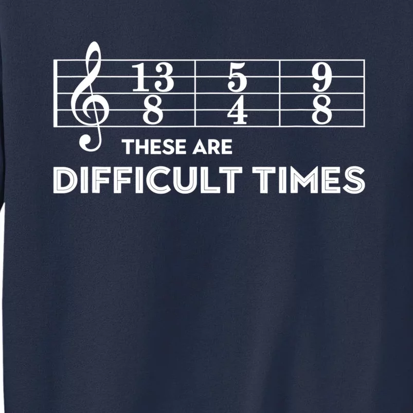 Funny Musician Gift These Are Difficult Times Gift Sweatshirt