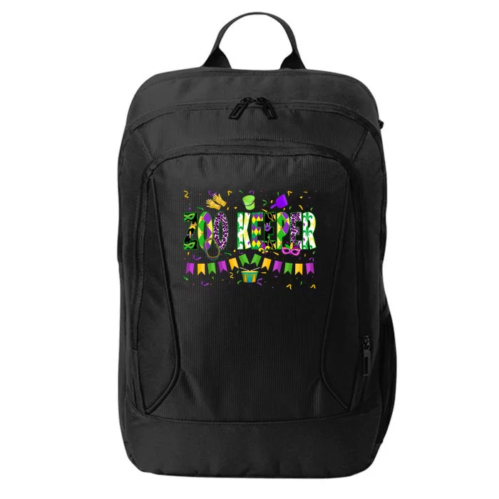 Funny Mardi Gras Zoo Keeper Carnival Parade Gift City Backpack