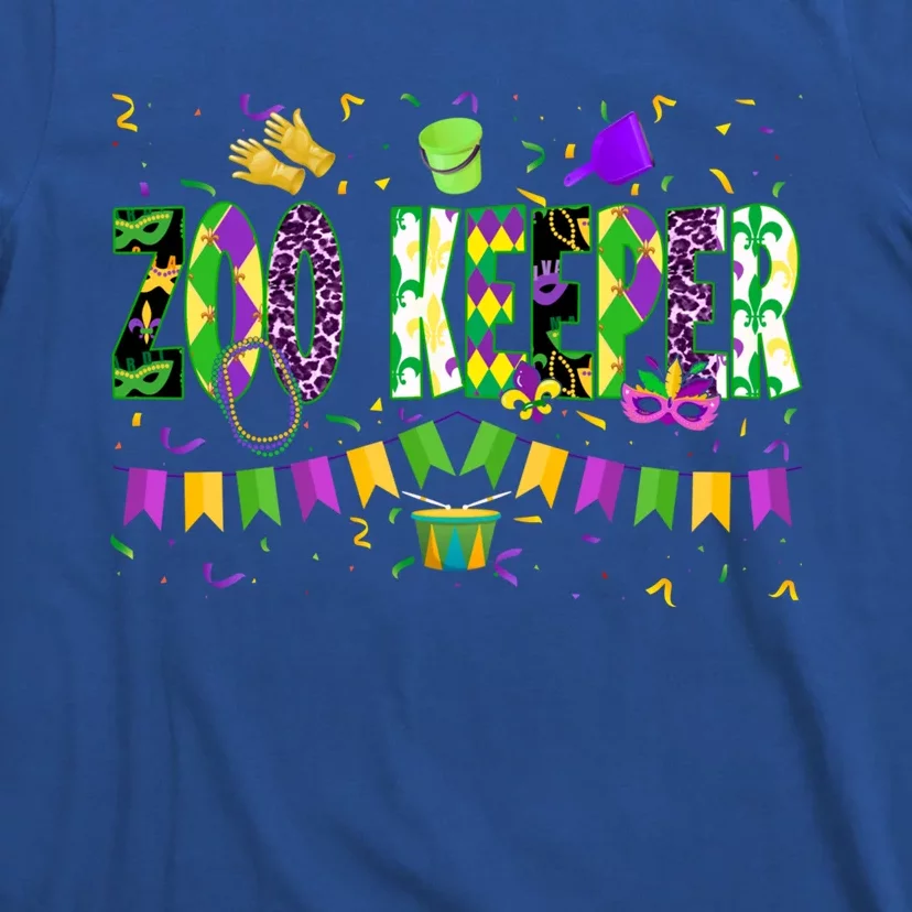 Funny Mardi Gras Zoo Keeper Carnival Parade Gift T-Shirt