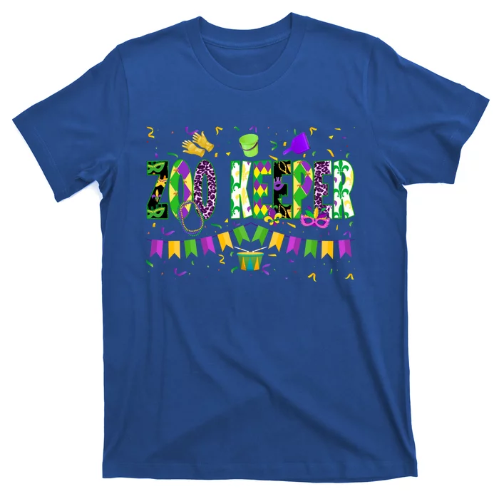 Funny Mardi Gras Zoo Keeper Carnival Parade Gift T-Shirt