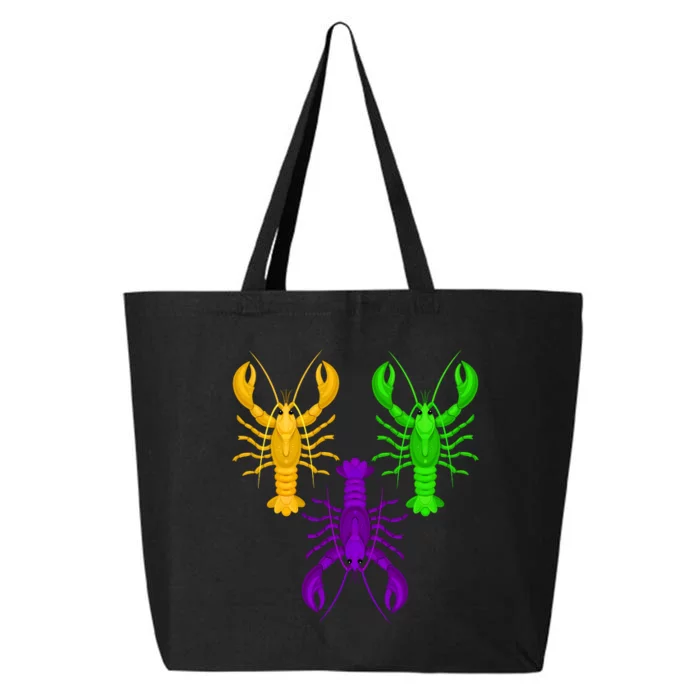 Funny Mardi Gras Crawfish Jester Hat Bead Louisiana Gift 25L Jumbo Tote