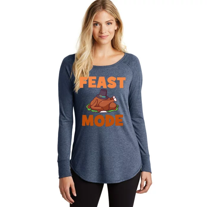 Feast Mode Gift Women's Perfect Tri Tunic Long Sleeve Shirt