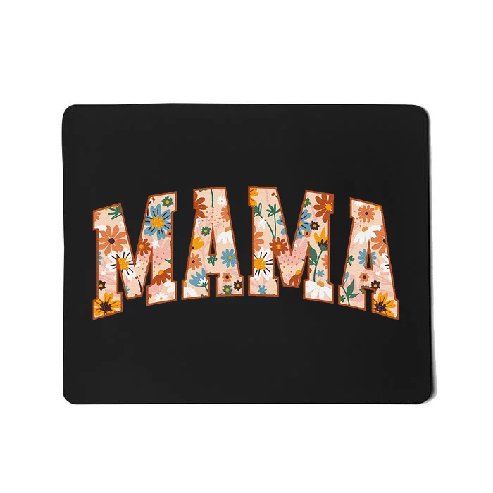 Floral Mama Gift Mothers Day Gardener Mama Flowers Cute Mousepad