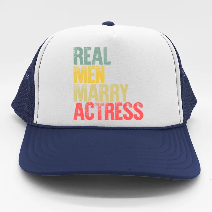 Funny Marriage Gift Real Marry Actress Groom Gift Trucker Hat