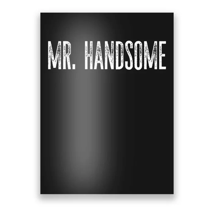 Funny Mr. Handsome Fun Gag Novelty Poster