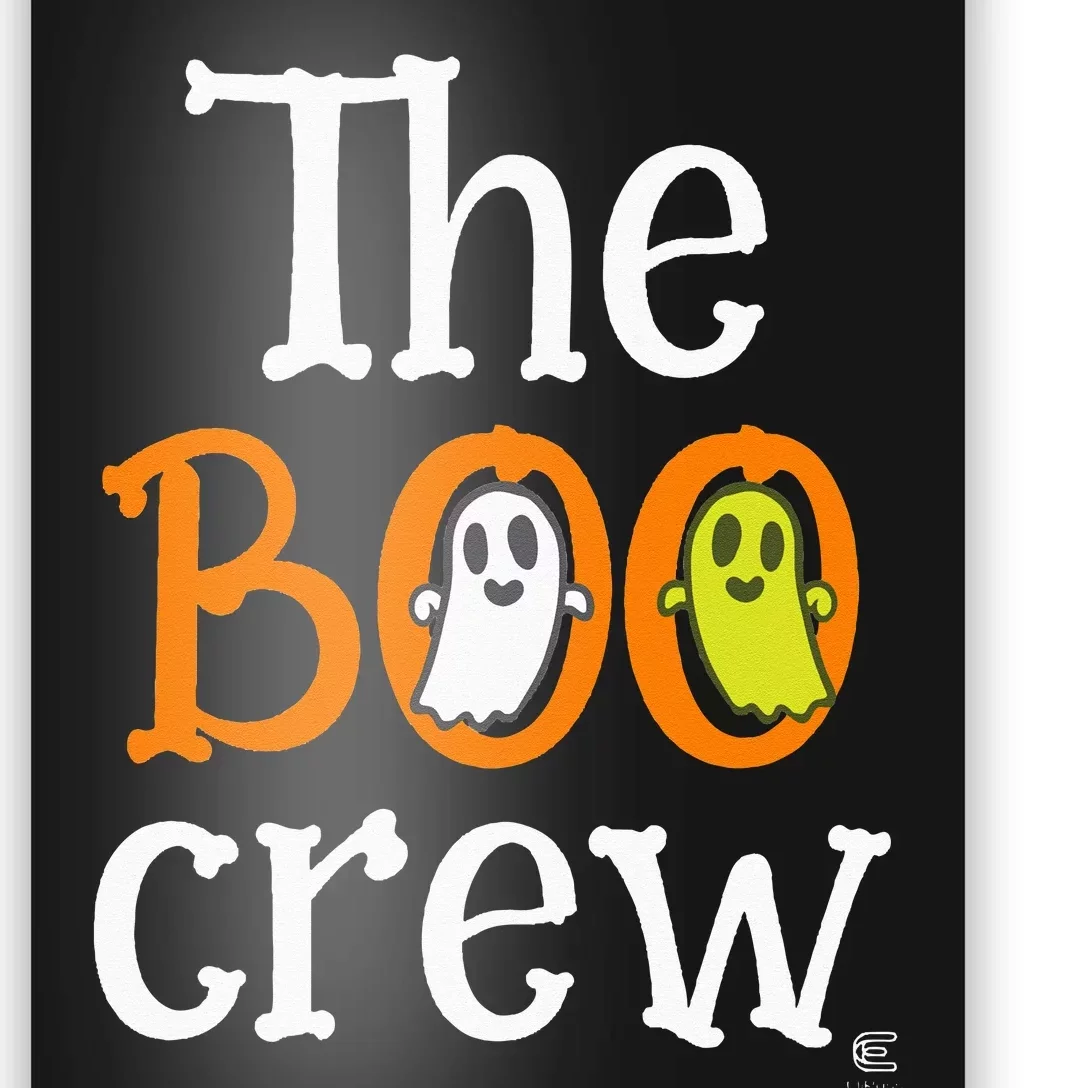 Family Matching Halloween The Boo Crew Poster