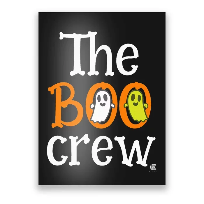 Family Matching Halloween The Boo Crew Poster