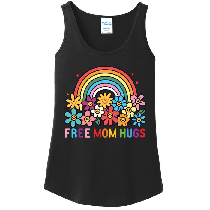 Free Mom Hugs Proud Mom Ladies Essential Tank