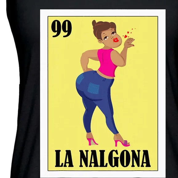 Funny Mexican Hispanas La Chingona Ladies Essential Flowy Tank