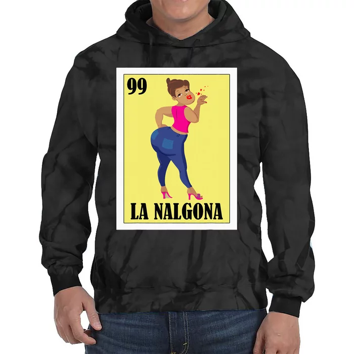 Funny Mexican Hispanas La Chingona Tie Dye Hoodie