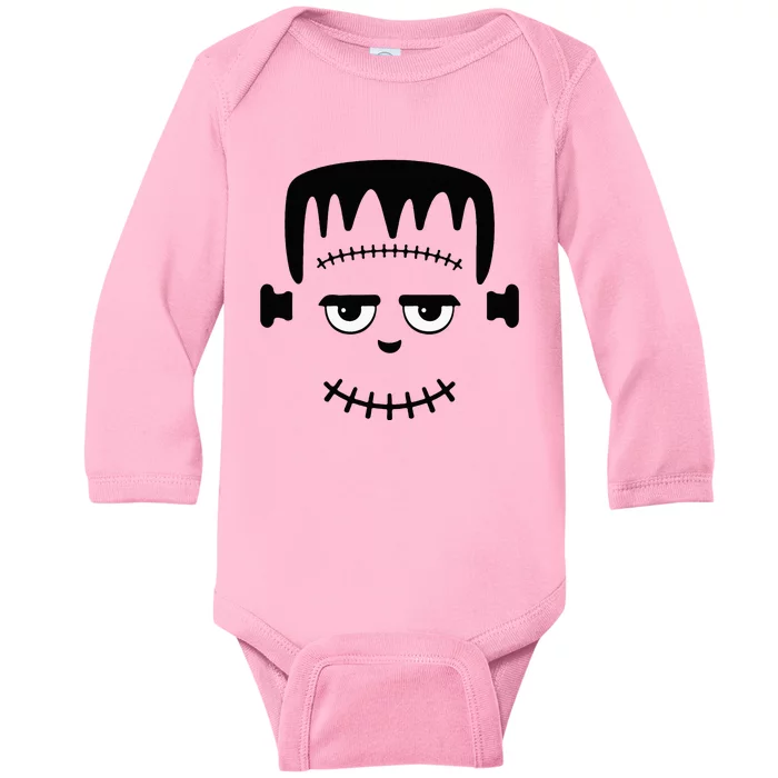 Frankenstein Monster Halloween Costume Baby Long Sleeve Bodysuit