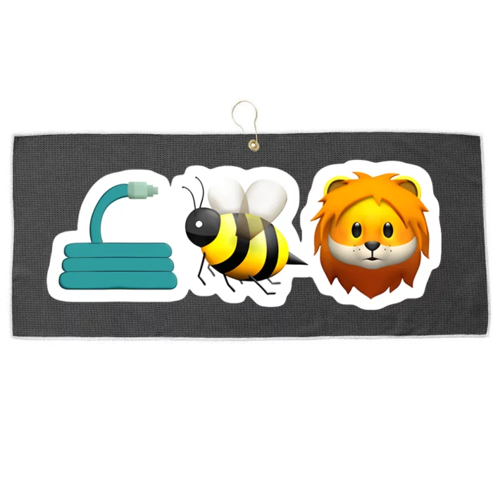 Funny Meme Hose Bee Lion Large Microfiber Waffle Golf Towel