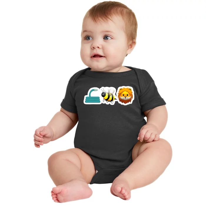 Funny Meme Hose Bee Lion Baby Bodysuit