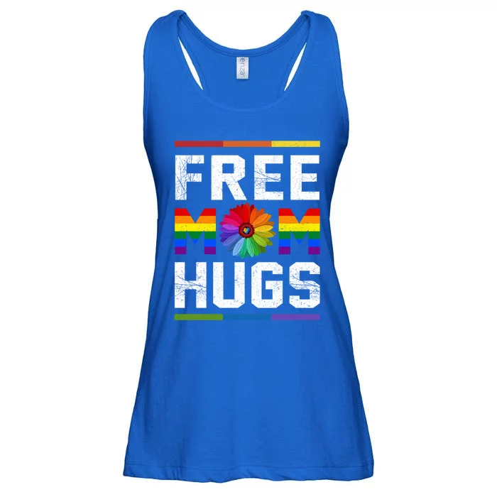 Free Mom Hugs Pride Gift Ladies Essential Flowy Tank