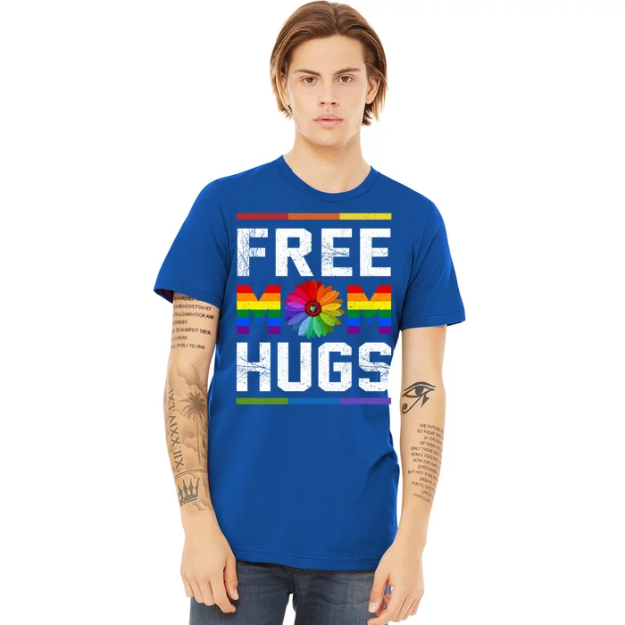 Free Mom Hugs Pride Gift Premium T-Shirt