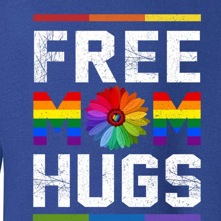 Free Mom Hugs Pride Gift Toddler Sweatshirt