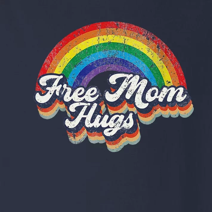 Free Mom Hugs Rainbow Heart Lgbt Flag Lgbt Pride Month Toddler Long Sleeve Shirt