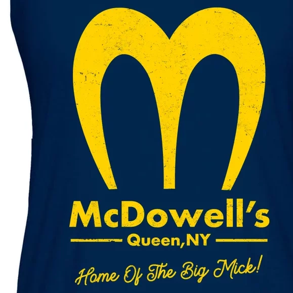 Funny McDowell's Home Of The Big Mick Ladies Essential Flowy Tank