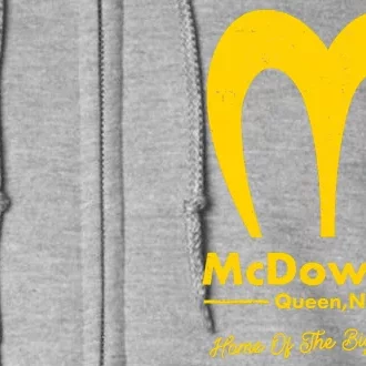 Funny McDowell's Home Of The Big Mick Full Zip Hoodie