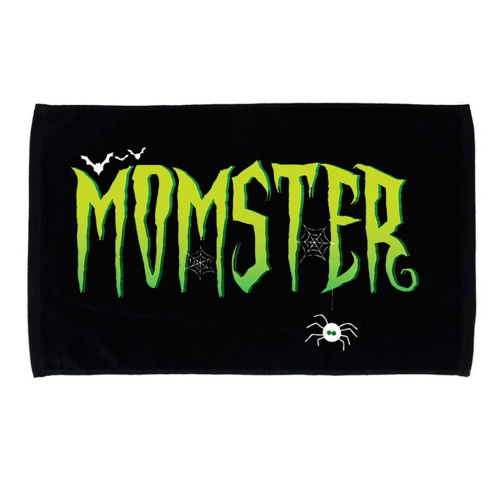 Funny Momster Halloween Mom Costume Dadcula Family matching Microfiber Hand Towel