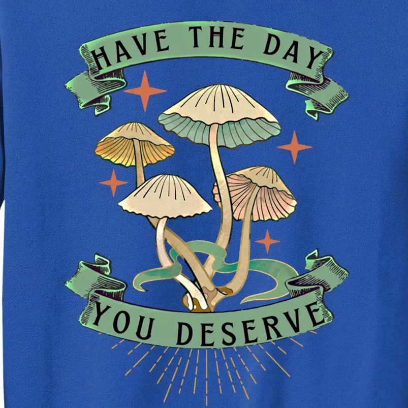 Funny Motivation Have The Day You Deserve Worktime Quotes Funny Gift Sweatshirt