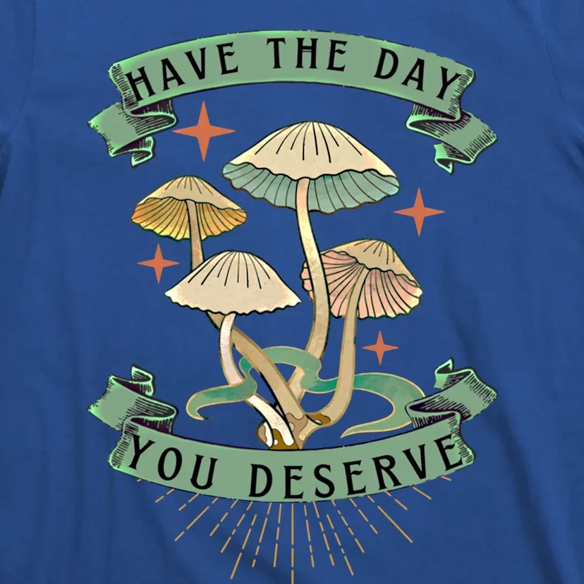 Funny Motivation Have The Day You Deserve Worktime Quotes Funny Gift T-Shirt