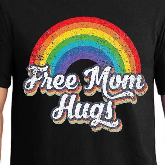 Free Mom Hugs Pride Rainbow Gay Lgbt Pajama Set