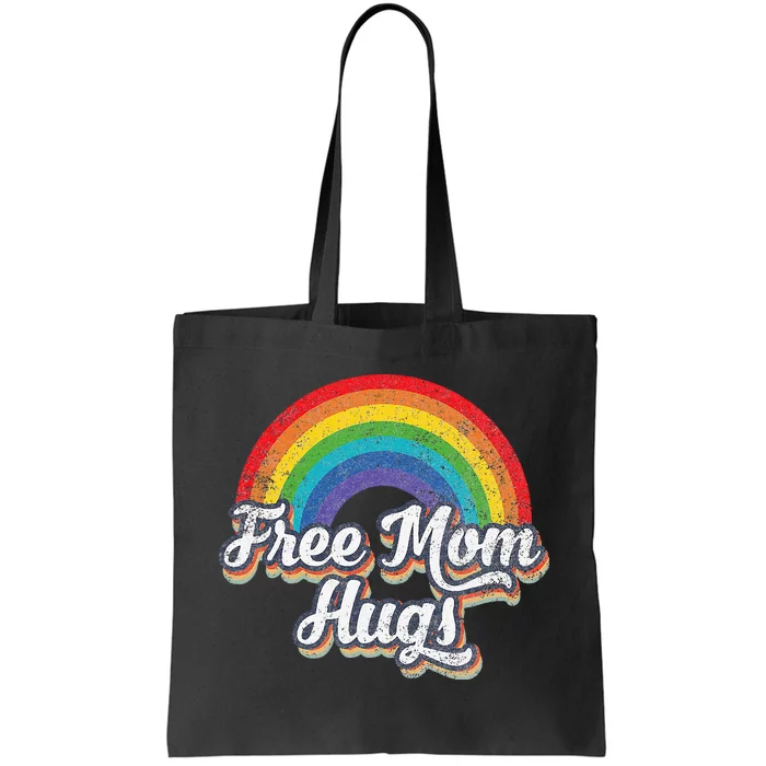 Free Mom Hugs Pride Rainbow Gay Lgbt Tote Bag