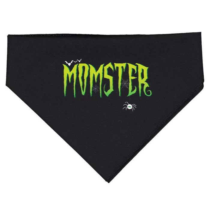 Funny Momster Halloween Mom Costume Dadcula Family matching USA-Made Doggie Bandana