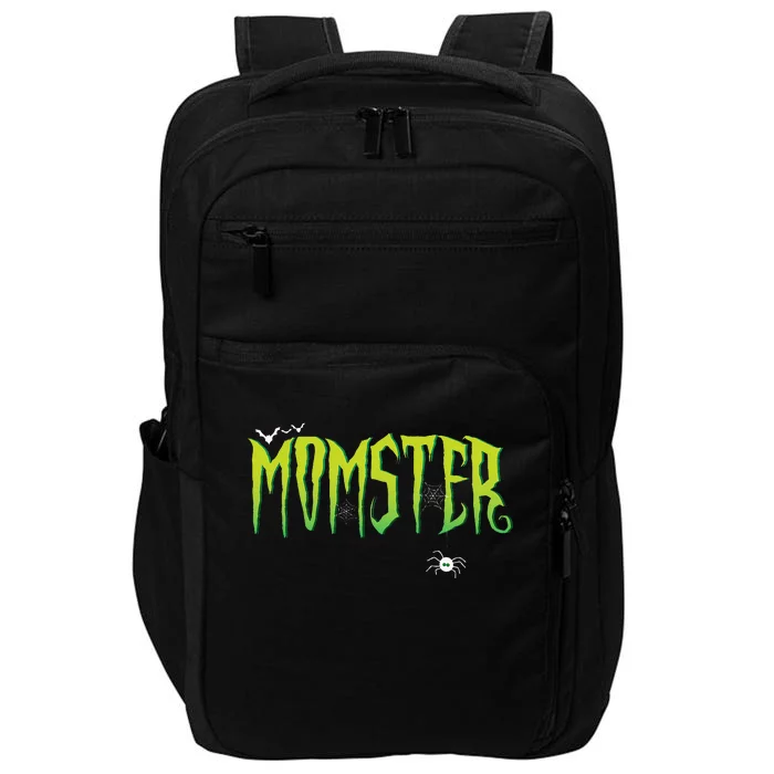 Funny Momster Halloween Mom Costume Dadcula Family matching Impact Tech Backpack