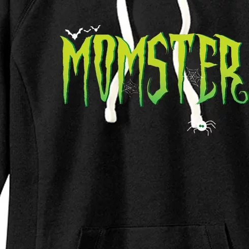 Funny Momster Halloween Mom Costume Dadcula Family matching Women's Fleece Hoodie