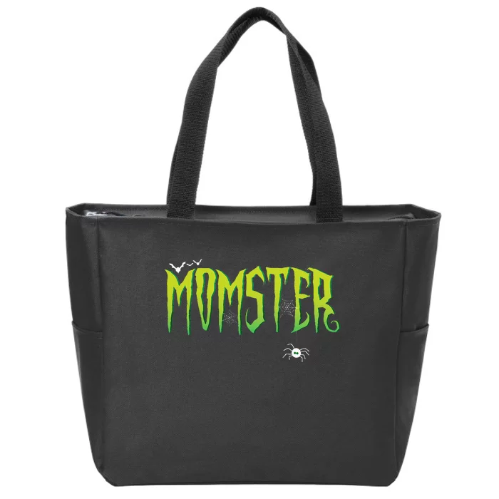 Funny Momster Halloween Mom Costume Dadcula Family matching Zip Tote Bag