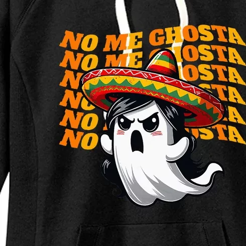 Funny Mexican Halloween Ghost Costume Women's Fleece Hoodie