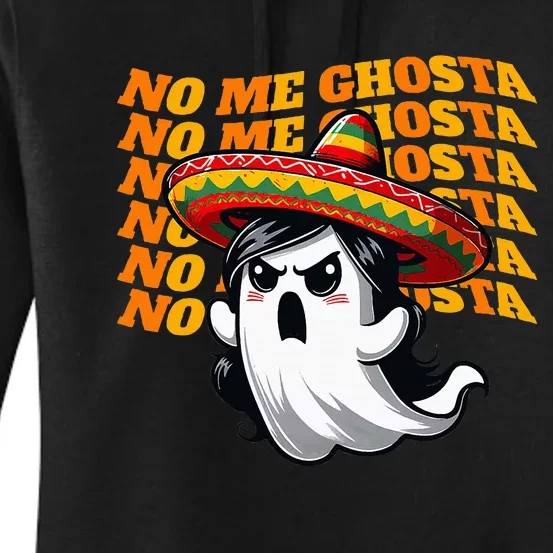 Funny Mexican Halloween Ghost Costume Women's Pullover Hoodie