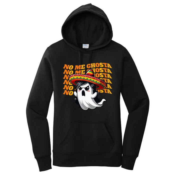 Funny Mexican Halloween Ghost Costume Women's Pullover Hoodie