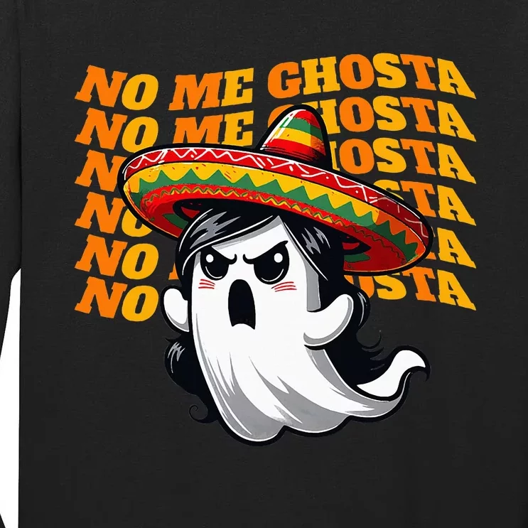 Funny Mexican Halloween Ghost Costume Tall Long Sleeve T-Shirt