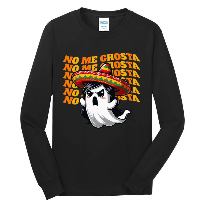 Funny Mexican Halloween Ghost Costume Tall Long Sleeve T-Shirt