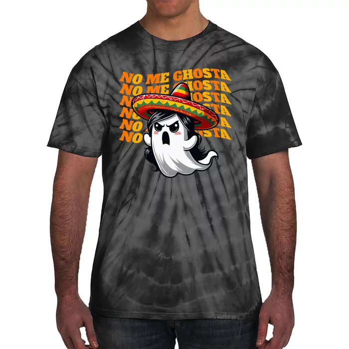 Funny Mexican Halloween Ghost Costume Tie-Dye T-Shirt