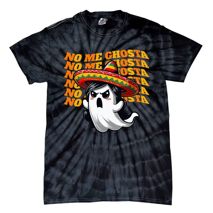 Funny Mexican Halloween Ghost Costume Tie-Dye T-Shirt