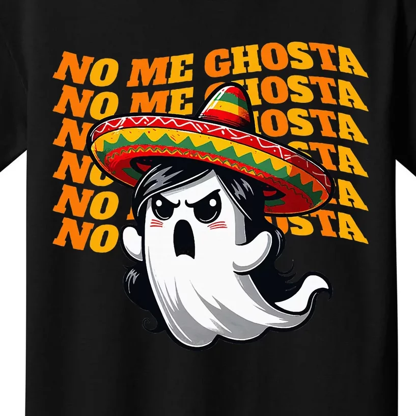 Funny Mexican Halloween Ghost Costume Kids T-Shirt