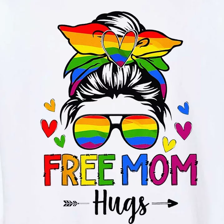 Free Mom Hugs Free Mom Hugs Inclusive Pride LGBTQIA Garment-Dyed Sweatshirt