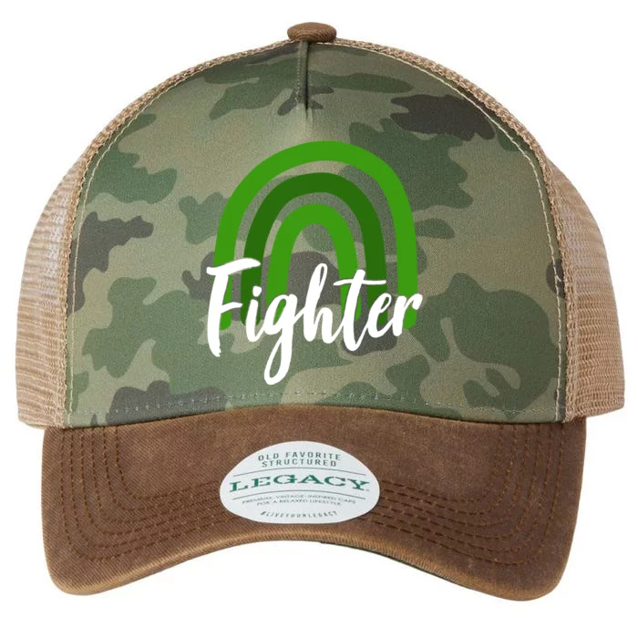 Fighter Mental Health Awareness Rainbow Legacy Tie Dye Trucker Hat