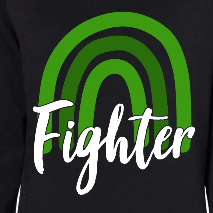 Fighter Mental Health Awareness Rainbow Womens California Wash Sweatshirt