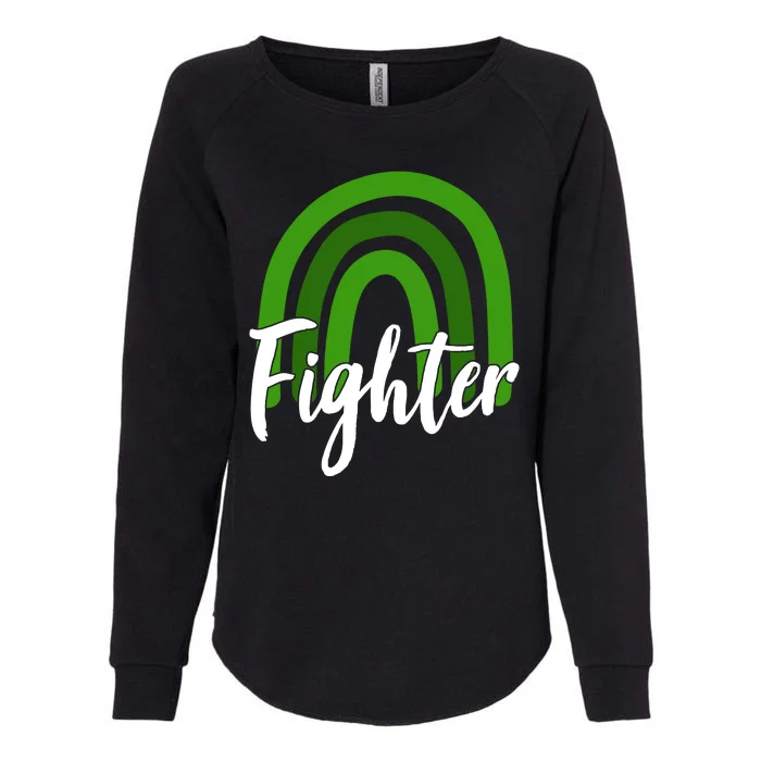 Fighter Mental Health Awareness Rainbow Womens California Wash Sweatshirt