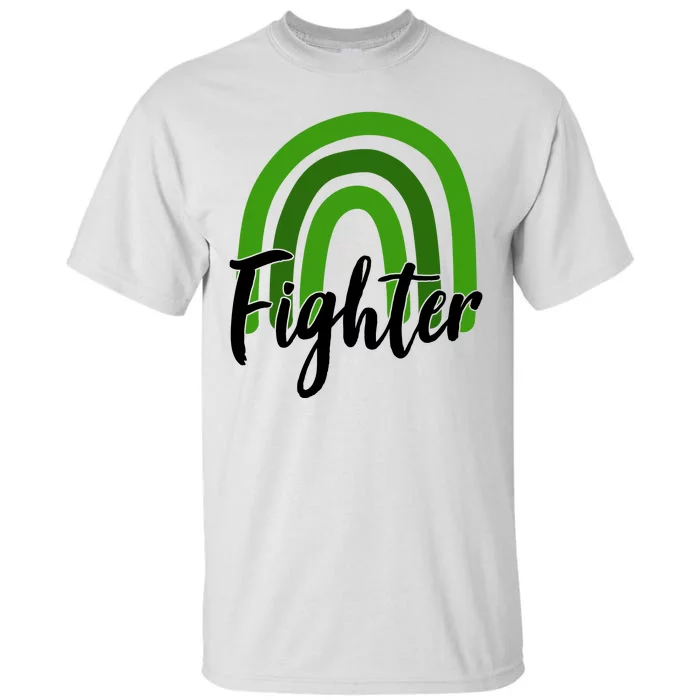 Fighter Mental Health Awareness Rainbow Tall T-Shirt