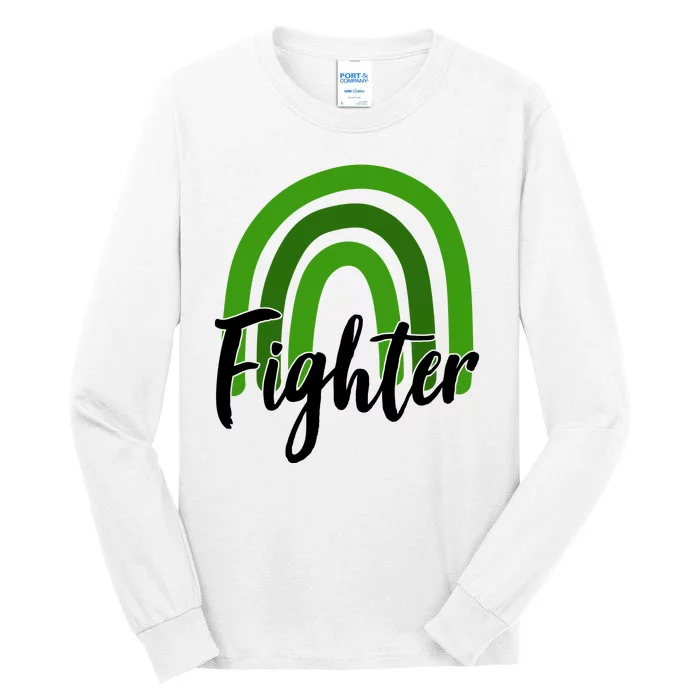 Fighter Mental Health Awareness Rainbow Tall Long Sleeve T-Shirt